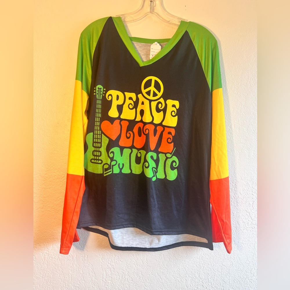 New L Long Sleeve Top